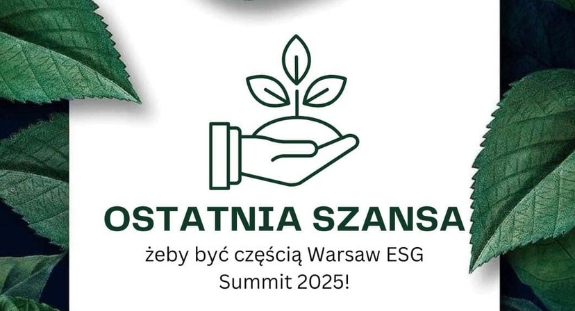 Wydarzenie Warsaw ESG Summit już w tę sobotę w Warszawie!