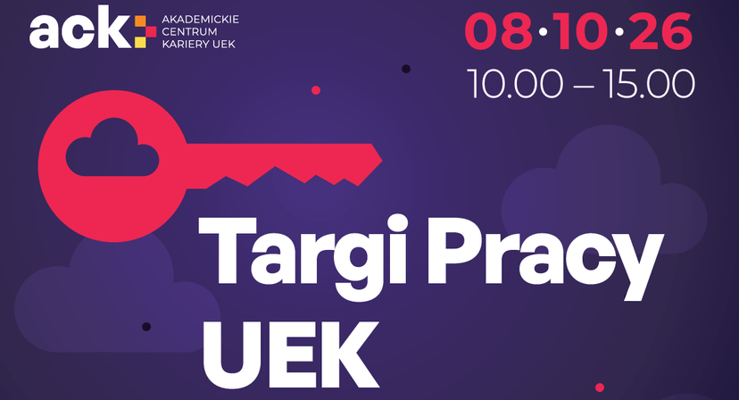XXVI Targi Pracy UEK już 8 października! Spotkaj pracodawców i zaplanuj swoją przyszłość